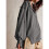 Women'S Button Oversized Side Slit High Low Sweatshirt Long Sleeve Reverse Seam Pullover Tunic Tops Grey S 7