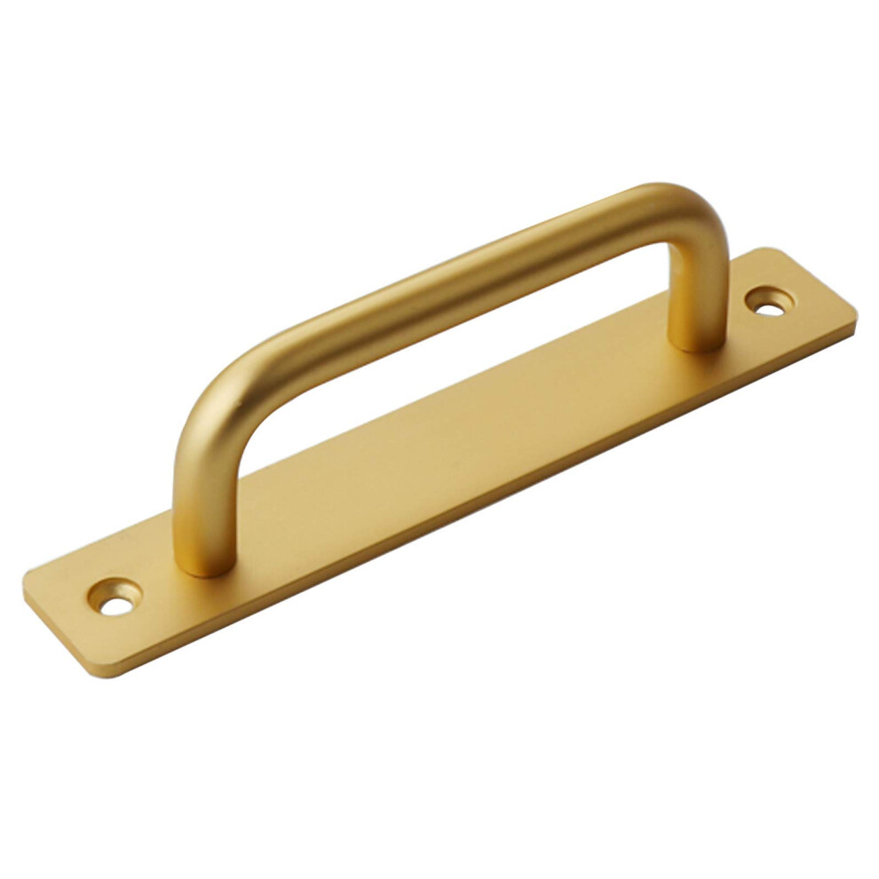 Gold Aluminum Alloy Sliding Door Handle 128Mm For Wooden Doors, Durable Corrosionresistant Finish 9073542255666