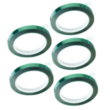 Temperature PET Masking Tape 5 Pack Green 180C Heat Resistant PCB Shielding Adhesive Tape