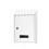 White Metal Wall Mounted Mailbox with Secure Locking Design and Keys, Compact Outdoor Post Box 1