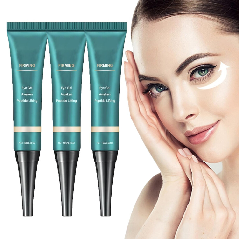 Dark Peptide Eye Gel 3Pcs 15G Antiaging Lifting Serum For Circles Puffiness Wrinkles Hydrating Boost