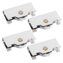 4pcs Sliding Door Rollers Replacement Kit for Smooth Glide Motion, Low Noise and Durable Use