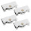 4pcs Sliding Door Rollers Replacement Kit for Smooth Glide Motion, Low Noise and Durable Use 1