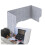 Desk Privacy Panel Noise Reduction Foldable Office Desk Divider with 4 Brackets for Workspace 1
