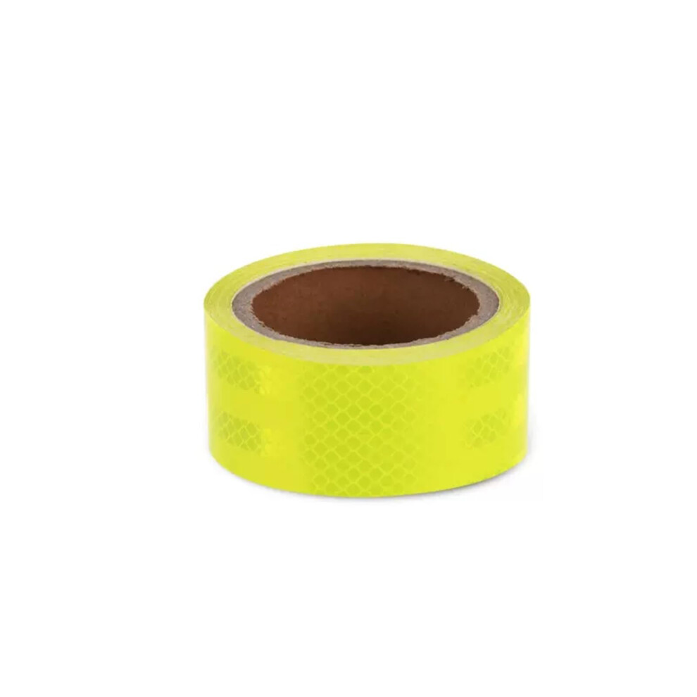 Yellow Reflective Safety Warning Tape 10M X 5Cm Waterproof Selfadhesive Visibility For Trucks Cars Outdoor Use 9330225550082