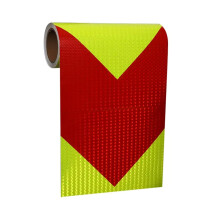 Intensity Reflective Safety Tape Red and Green, Self Adhesive Waterproof Warning Tape for Trucks, Trailers, Cars, Boats and Signs