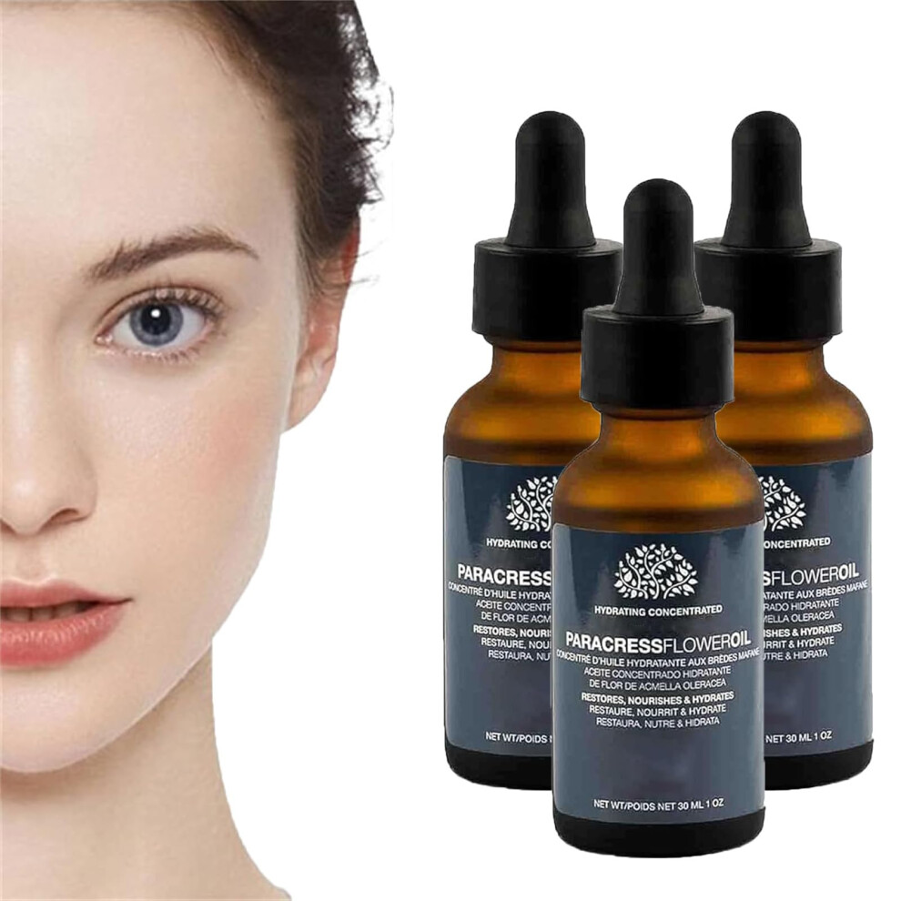 Paracress Facial Oil AntiAging Serum Set 3pc â Firming Lift Effect and Deep Hydration for Smooth Skin