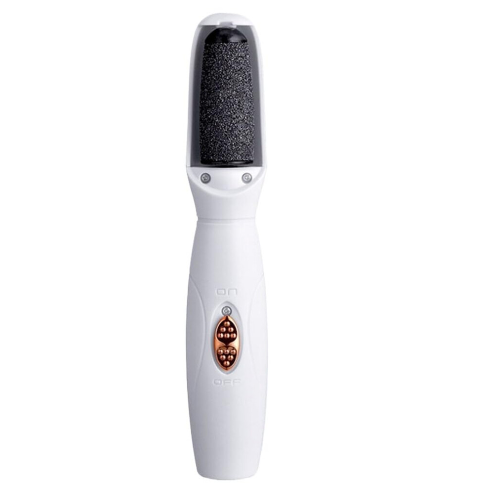 Electric Foot Callus Remover with Dual Grinding Heads, Rechargeable Pedicure Tool for Smooth Feet