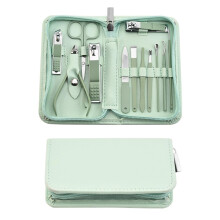 Professional Stainless Steel Manicure Set 12pcs Nail Clipper Kit with AllinOne Grooming Tools