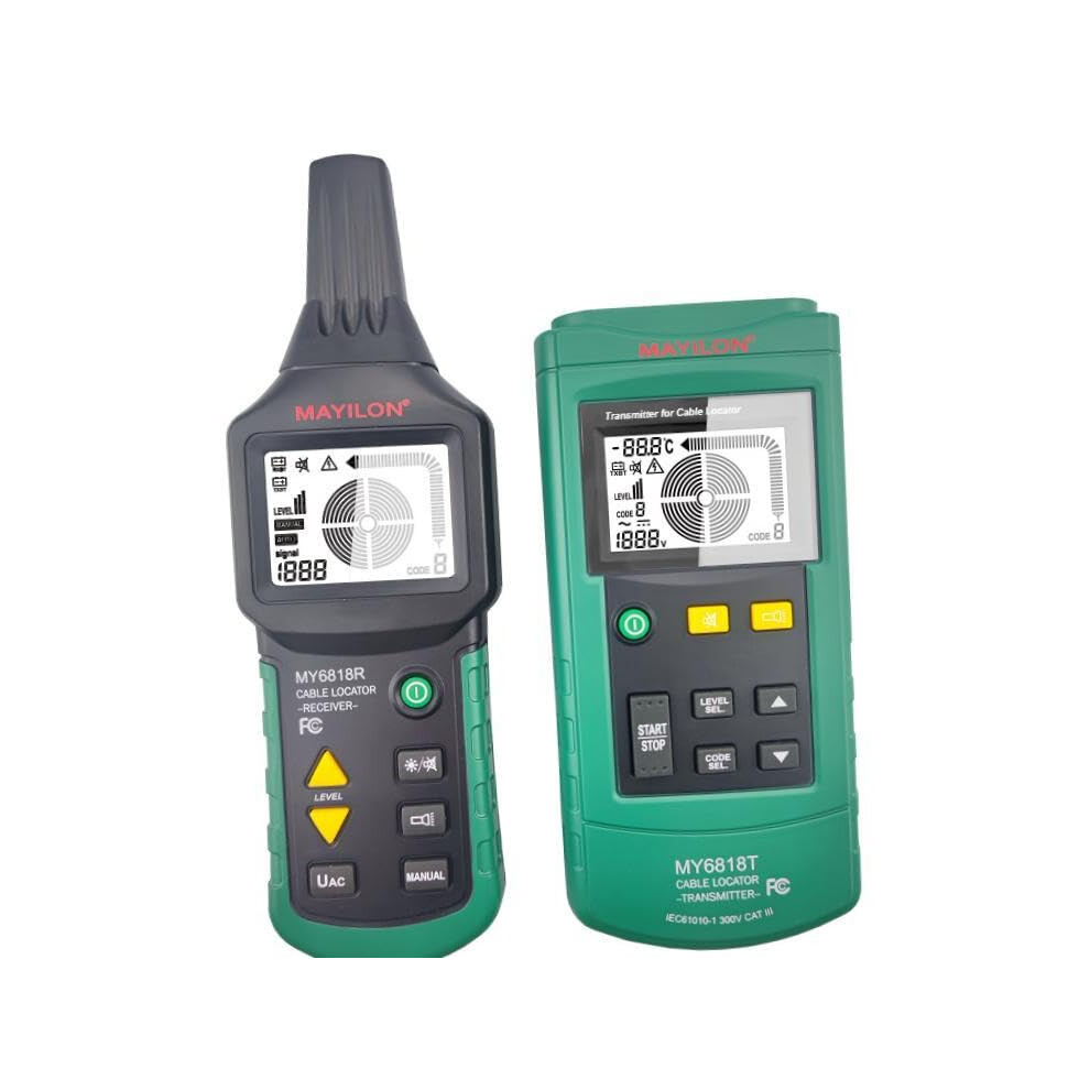 Underground Wire Locator And Cable Tracer With Accurate Depth Detection And Quick Fault Location 9330225550464