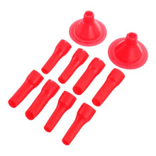 10pcs Caulking Finisher Nozzle Kit for Caulk Gun, Angled Tips for Cleaner, Consistent Sealant Lines
