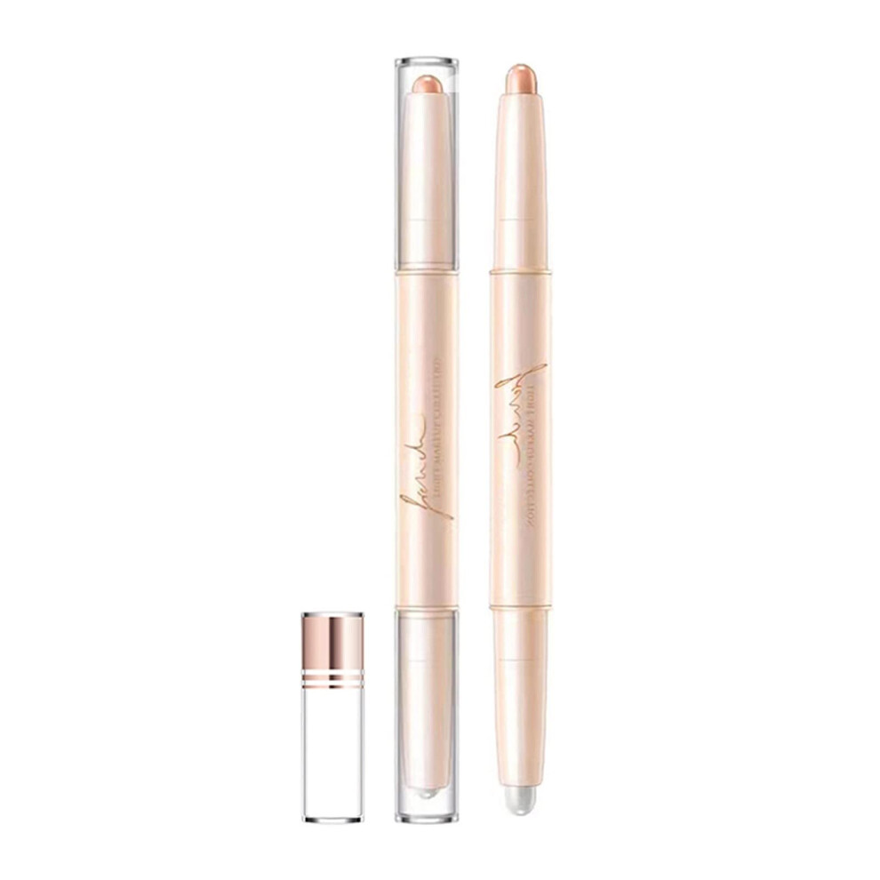 Cream Eyeshadow Stick 2 Tone Shimmer Waterproof Dualended Glitter Eye Makeup Pencil Set For Women Girls