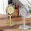 Vintage Style Microphone Simulation Classic Retro Dynamic Vocal Mic Universal Stand for Live Performance Sing Black 5