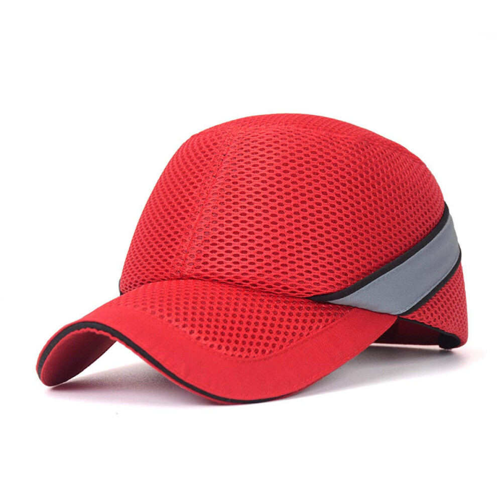 Work Safety Helmet Baseball Style Bump Cap Hard Hat With Durable Impact Protection And Breathable Liner Red 9330225594895