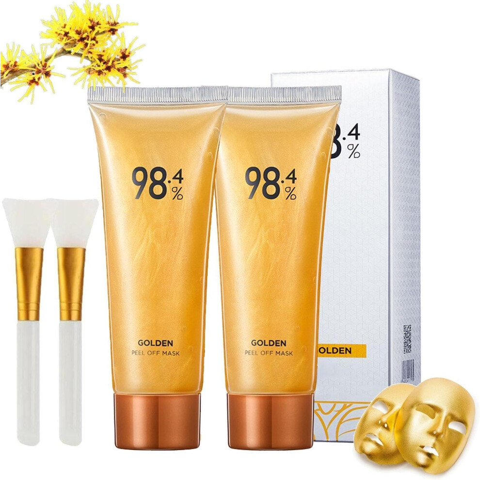 Charcoal Peel Off Mask 120ML for Men and Women, Deep Pore Cleansing Blackhead Remover Face Mask