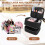 Nail Polish Storage Bag Double Layer Large Capacity Organizer Case with Handle Pink 2