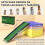 PawHut Rampa para Perro Verde 155 x 38.5 x 15.5 cm 2