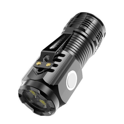 Φακός LED FloHua 20W, Φορητός Μίνι Φωτιστικός με Κλιπ Εναλλαγής, IPX6 Ανθεκτικός στο Νερό, 1