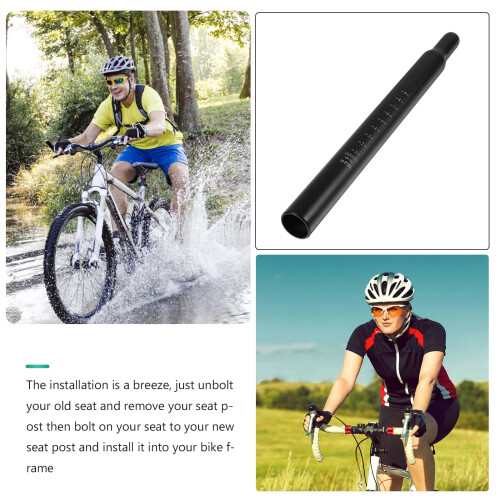 Seat Post Adjustable Bike Bar Mountain Fixed Gear Seatpost Practical Lengthen 1