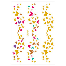 Metallic Temporary Tattoos Gold Face and Body Stickers for Women Waterproof Long Lasting Festival Party