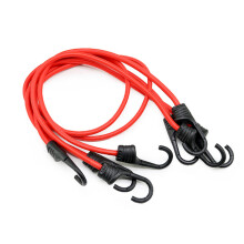 Weerbestendig elastisch touw voor buitengebruik, duurzame en rekbare elastische banden met een lange levensduur, bungee-koorden met veilige haak.