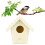 Σπιτάκι για πουλιά από κέδρο, συμβατό με Bluebird, Wren, Chickadee, Hummingbird - Κρεμαστό ξύλινο 4