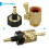 Solid Brass Yard Nozzle Heavy Duty Adjustable Valve Water Hose High Pressure 3