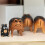 African Tree Frog Statue Home Decor Set of 3 5