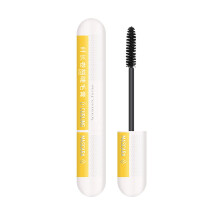 4D Silk Fiber Lash Waterproof Mascara, Lengthening and Volumizing No‑Clump Formula for Natural Long‑Lasting Look (A, One Size)