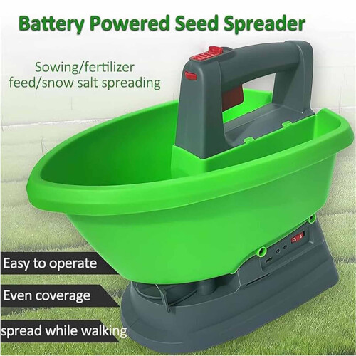Handheld Electric Seeder with 7Speed Precision Control, 140 Wide Coverage, 3L Large Capacity Hopper, TypeC Fast Charging 1