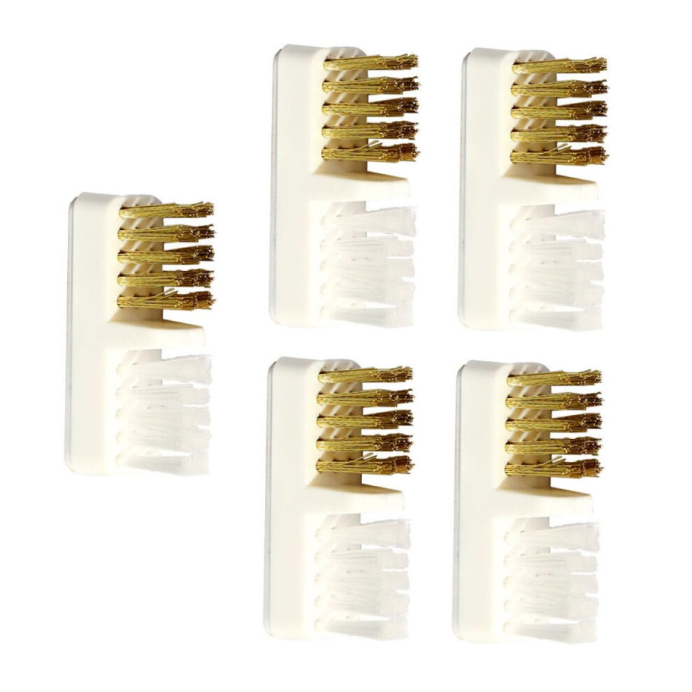 5Pcs Nail Drill Bit Cleaning Brush Set with Durable Copper Bristles for Fast Dust Removal