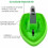 Handheld Electric Seeder with 7Speed Precision Control, 140 Wide Coverage, 3L Large Capacity Hopper, TypeC Fast Charging 5