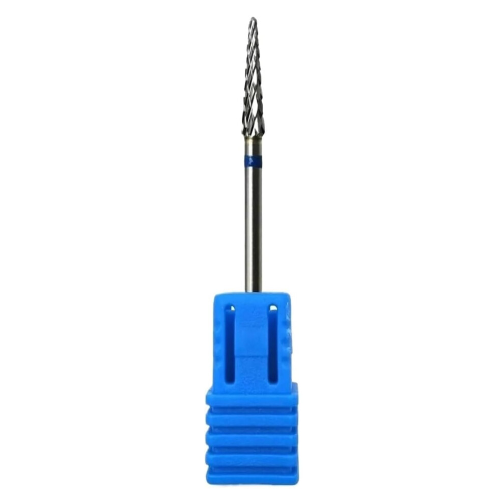 3/32 Inch Tungsten Carbide Nail Drill Bit Cone Burr for Cuticle Clean Manicure Precision