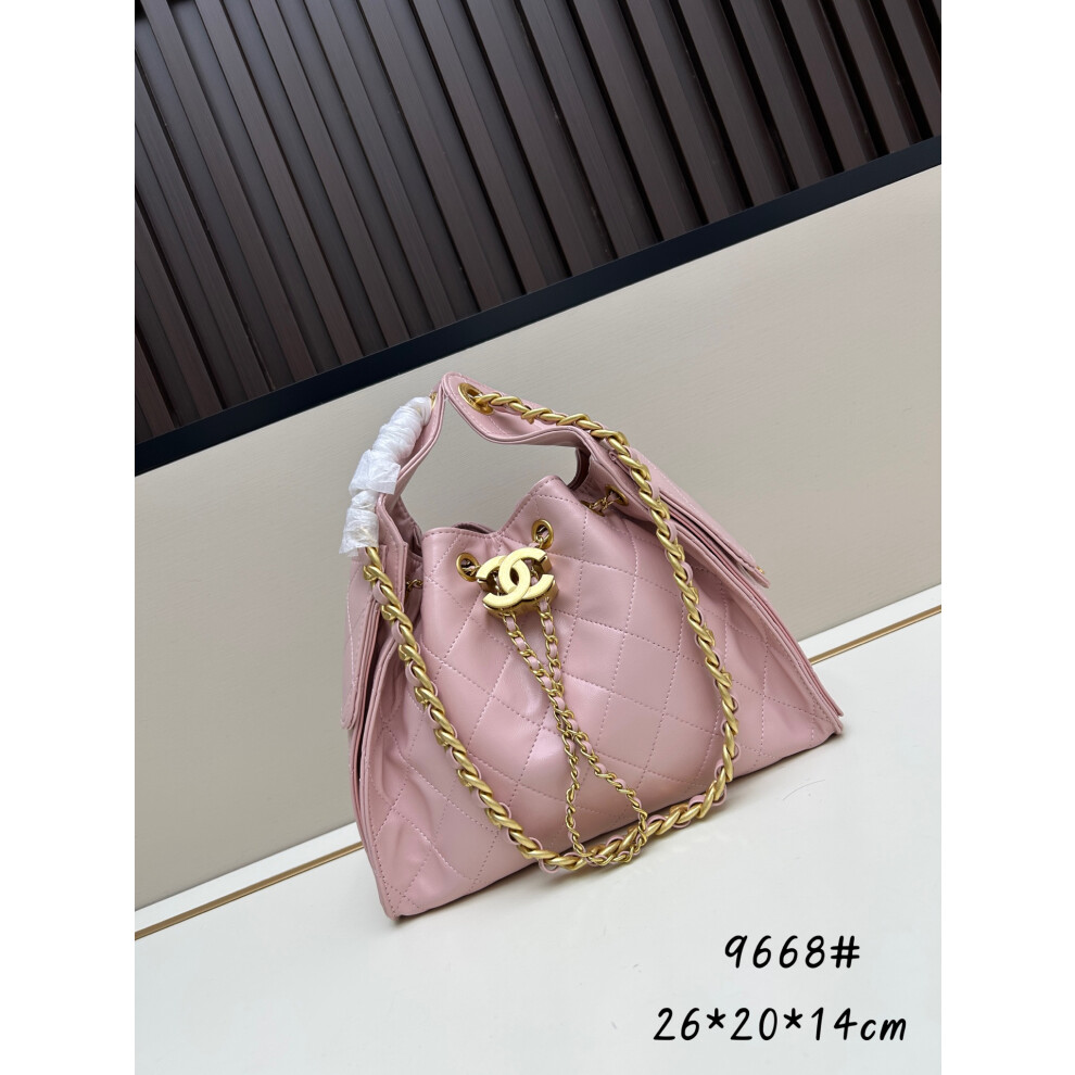 Xhrain Chanel 25 Bag Waxy Leather 9668 Pink