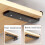 2 Pack Heavy Duty Floating Shelf Brackets White 20cm Hidden Floating Design Rust Resistant Finish 5