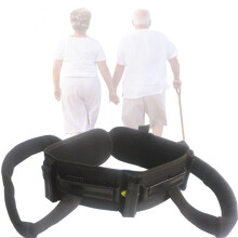 XL Gait Belt with Handles for Seniors Mobility Aid, Adjustable Transfer Belt with Leg Loops and Double Handle Design