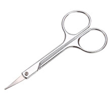 Stainless Steel Cuticle Scissors with Precision Curved Blades, Longlasting Sharp Edge, 1PCS Type C