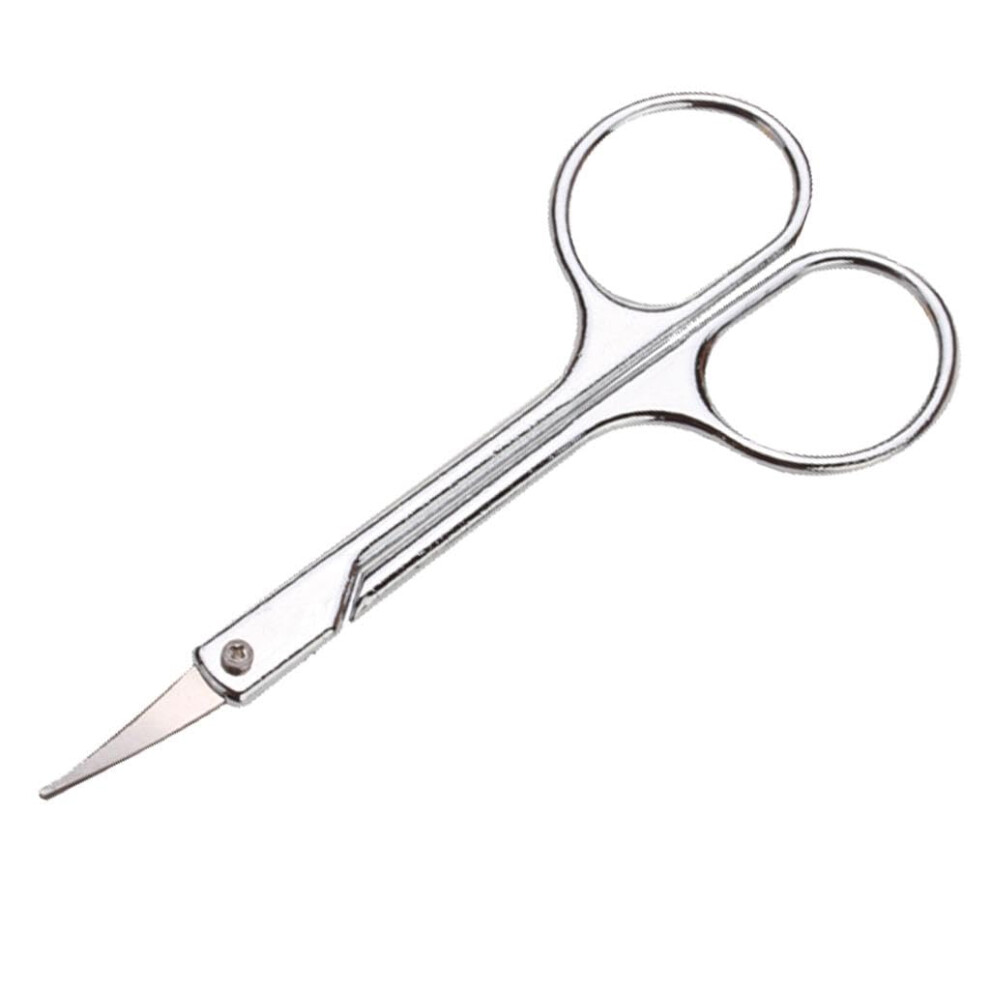Stainless Steel Cuticle Scissors with Precision Curved Blades, Longlasting Sharp Edge, 1PCS Type C