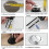 Gold Dual Flush Toilet Flush Button 38mm46mm Replacement, Precise Fit Range, Quick Installation 5