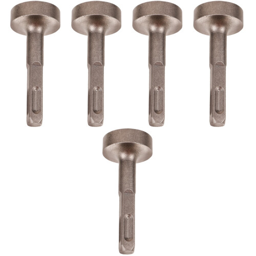 5Stk Stabile Erdungsstabtreiber Stahl Hammerbohrer 2