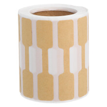 Jewelry  Tags 500pcs Blank Kraft Paper Self Adhesive Labels for Rings Necklaces Retail Pricing