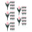 50Stk Beetzaun Tulpenoptik Rosa Gartendekor Langlebig 7