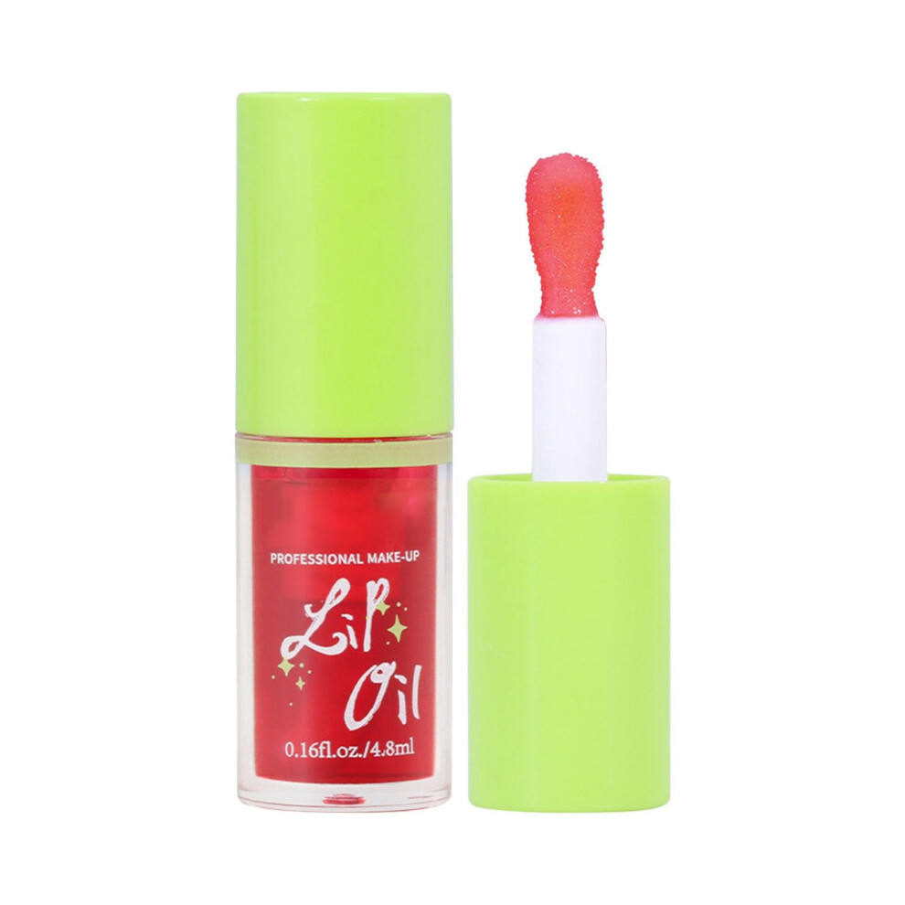 Tinted Hydrating Lip Oil Gloss with Deep Hydration and Plumping Effect, Nonsticky Long Lasting Moisture