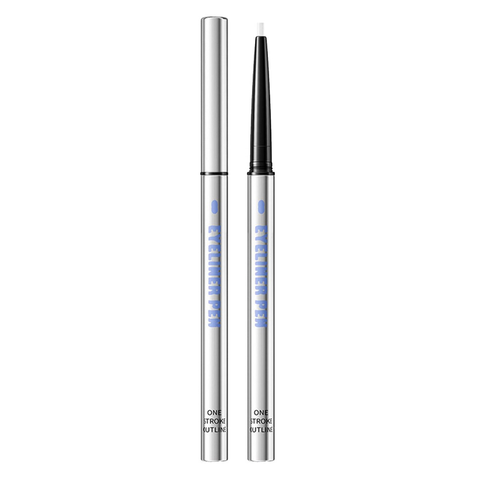 Black Waterproof Eyeliner Pencil Long Lasting Smudge Proof Quick Drying Sweat Resistant 2Ml