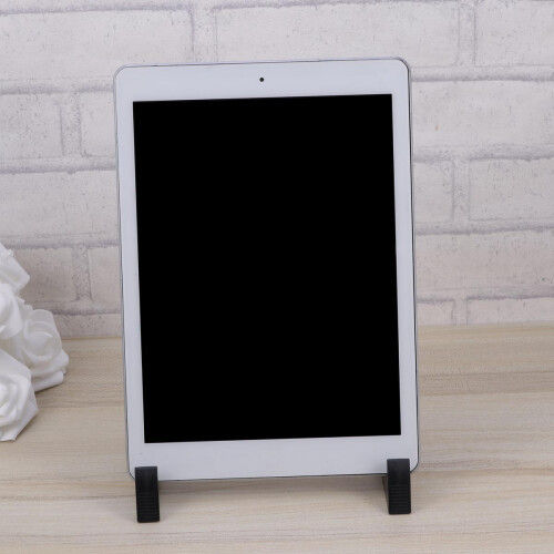 Support Noir Aluminium Pour Regarder Films Main 2
