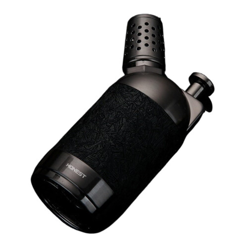 Butane Torch Lighter Black Refillable Windproof Blue Flame with Adjustable Flame Control for Camping and Indoor Use