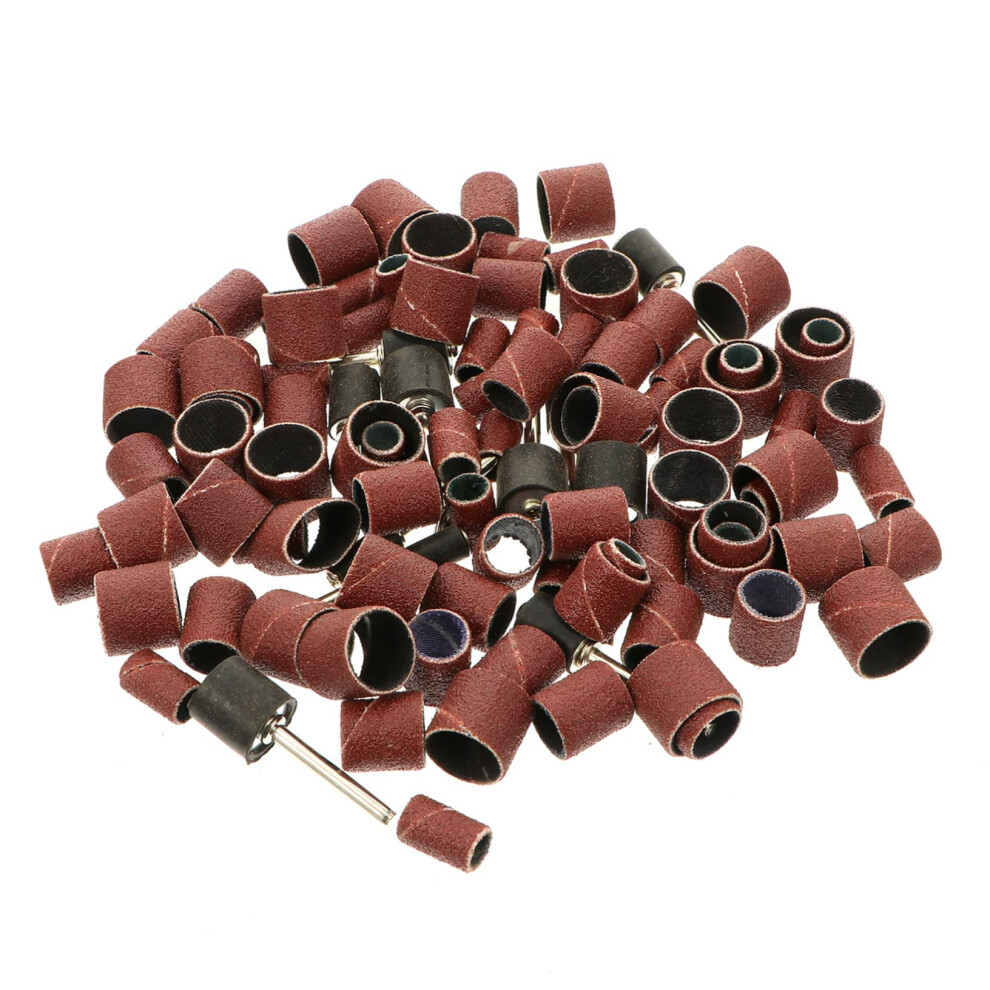 102Pcs Nail Sanding Bands Set With Mandrel Bits, Fine Grit Drum Sander Bands For Smooth Precision Filing 9045646652511