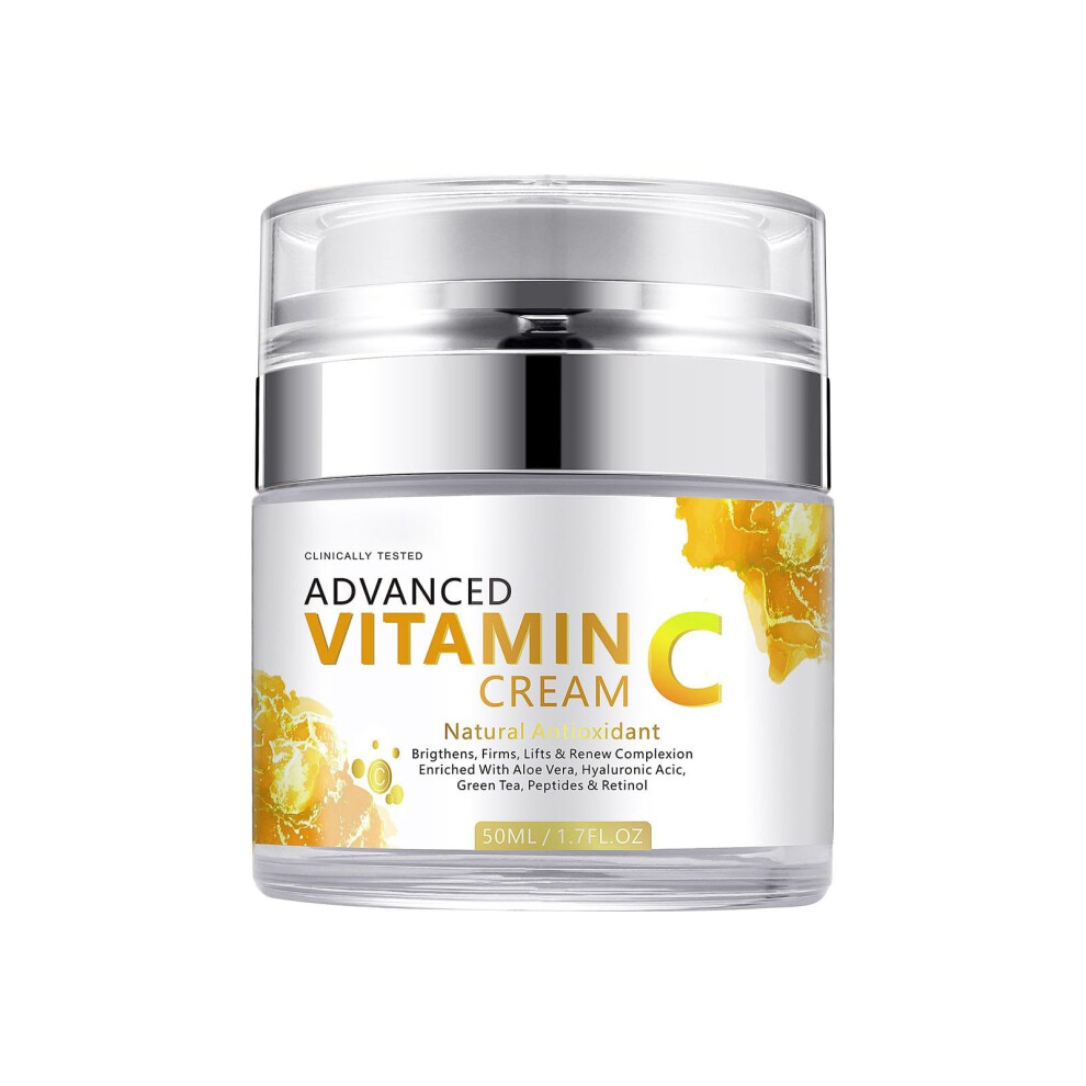 Cream Vitamin C Face Deep Hydration Brightening Antiaging Moisturizer For Face And Neck