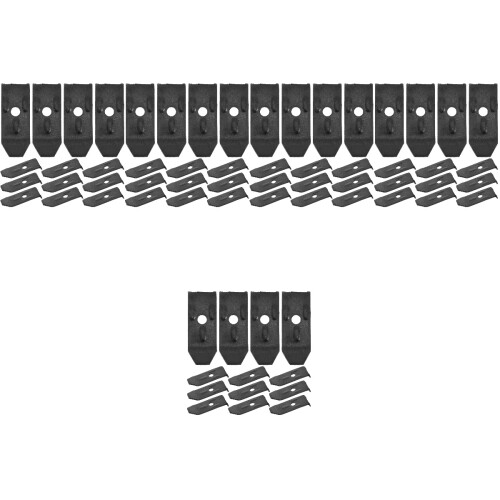100Pièces Pièces De Nivellement Noir Pour Table Bureau 2