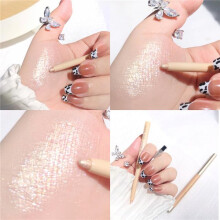 Glitter Eyeshadow Stick 02 Galaxy Aurora Waterproof LongLasting MultiFunction Eye Highlighter Pen